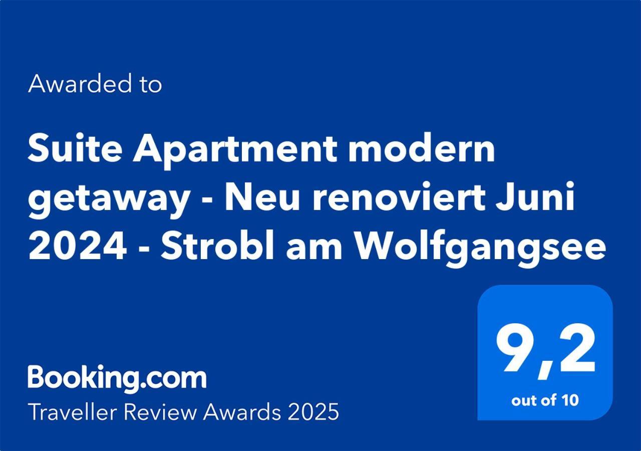 Suite Apartment Modern Getaway - Neu Renoviert - Strobl Am Wolfgangsee Ngoại thất bức ảnh
